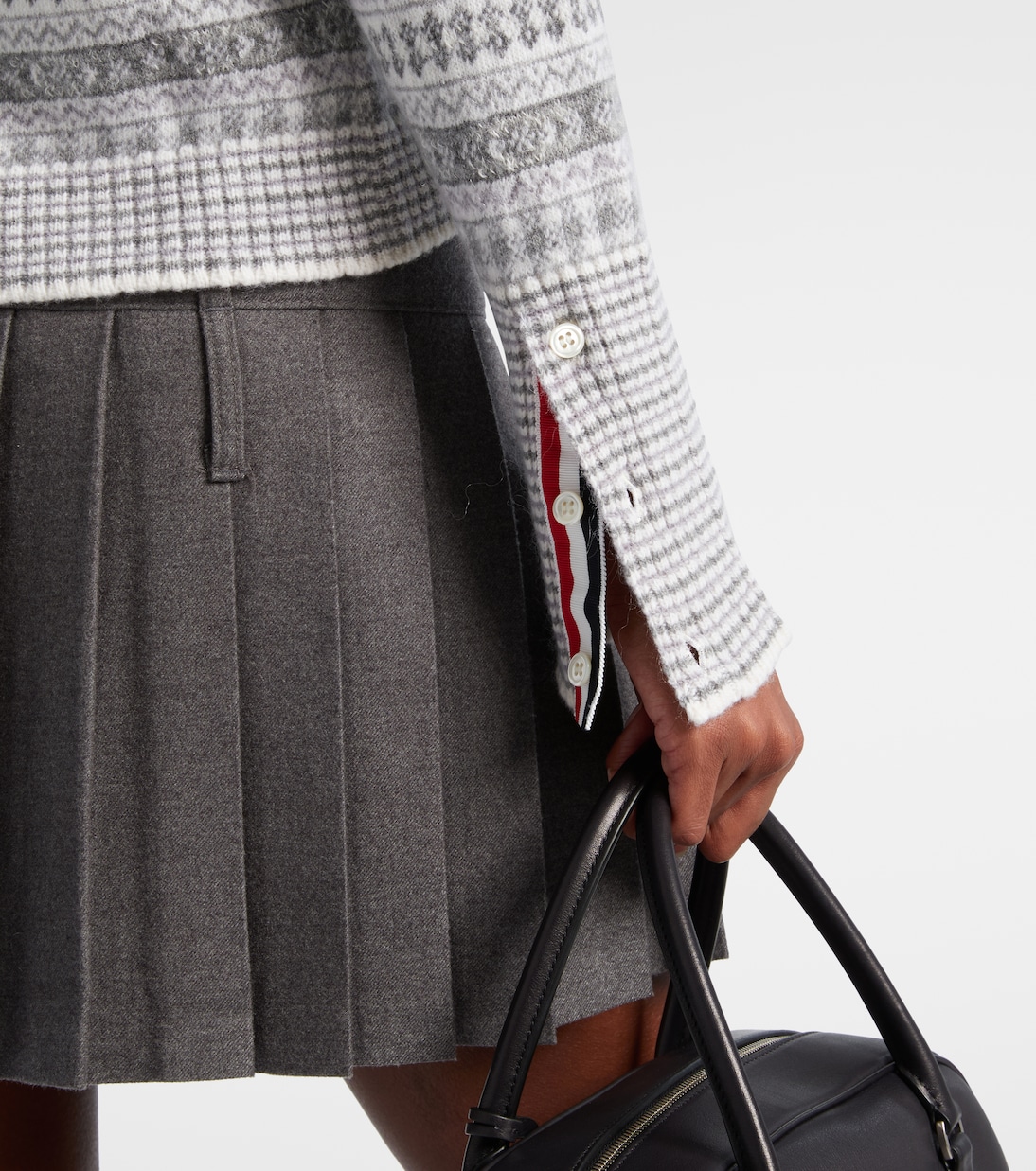 Fair Isle wool-blend jacquard sweater | Thom Browne