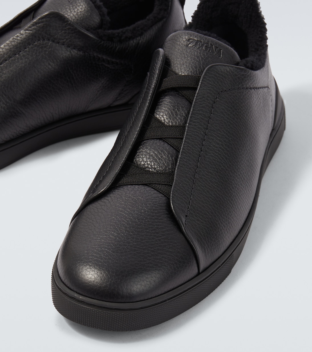 Sneakers Triple Stitch aus Veloursleder | Zegna
