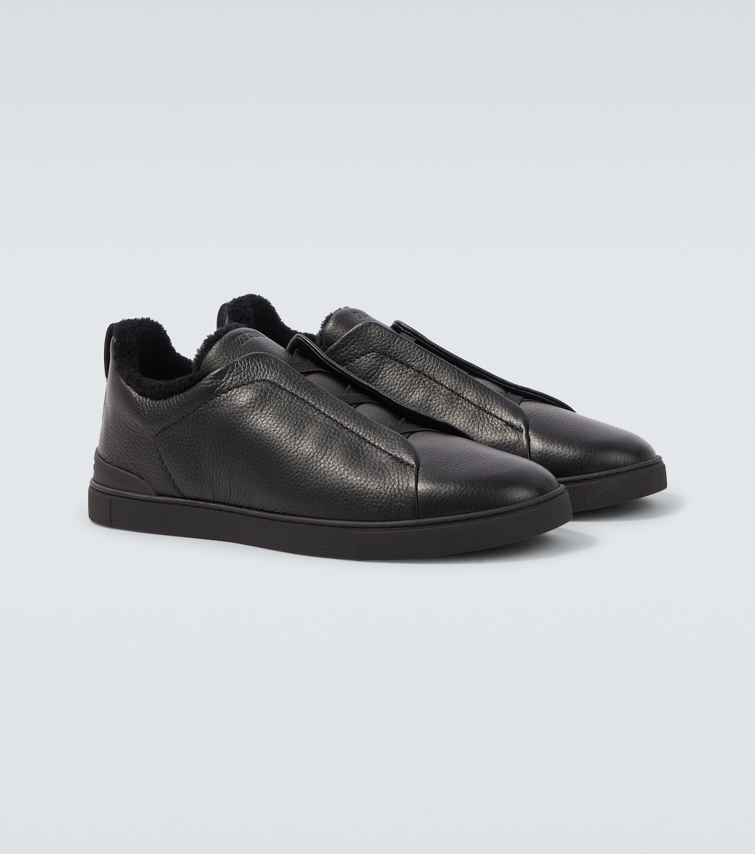 Sneakers Triple Stitch aus Veloursleder | Zegna