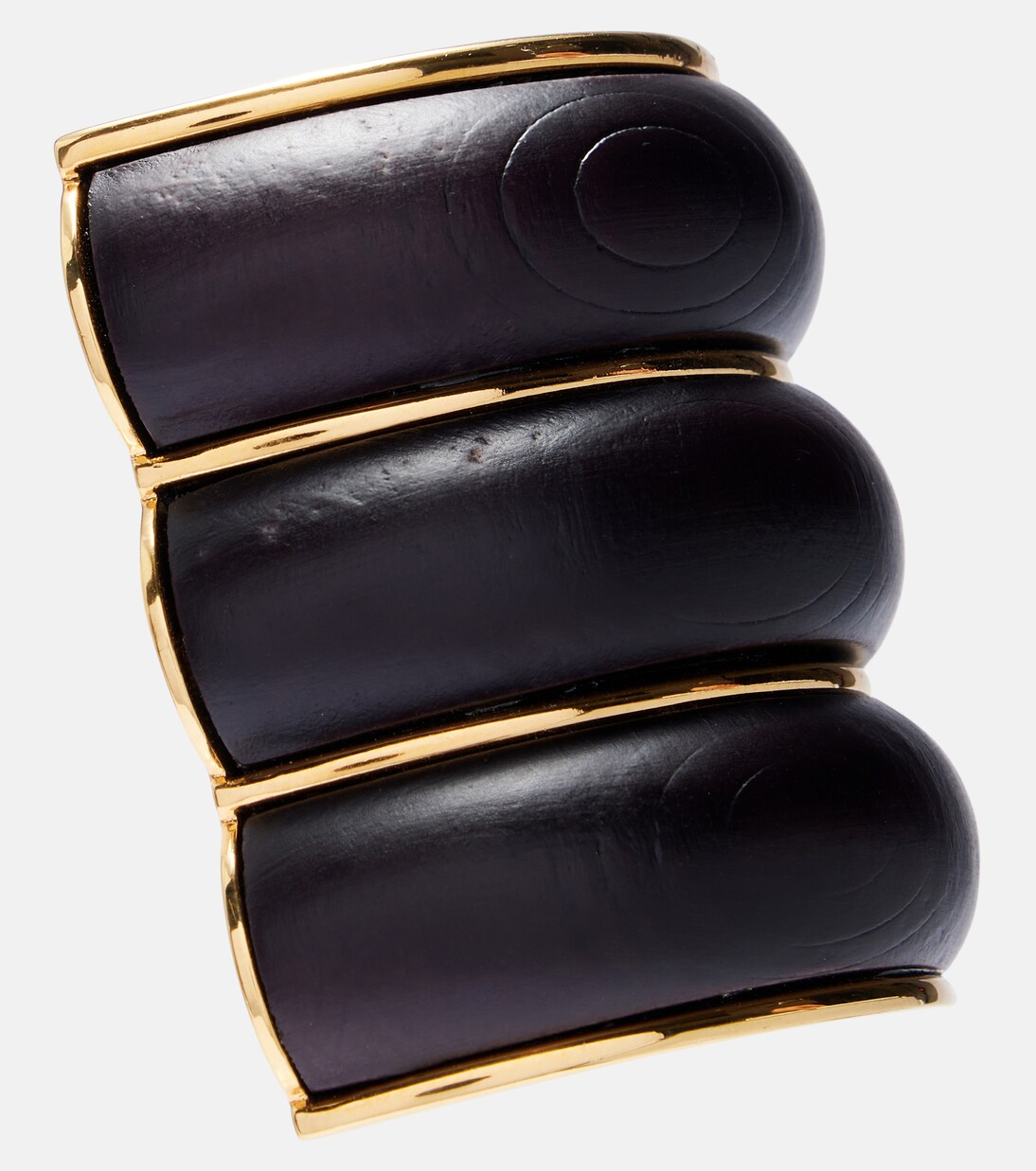 Wood clip-on earrings | Alaïa