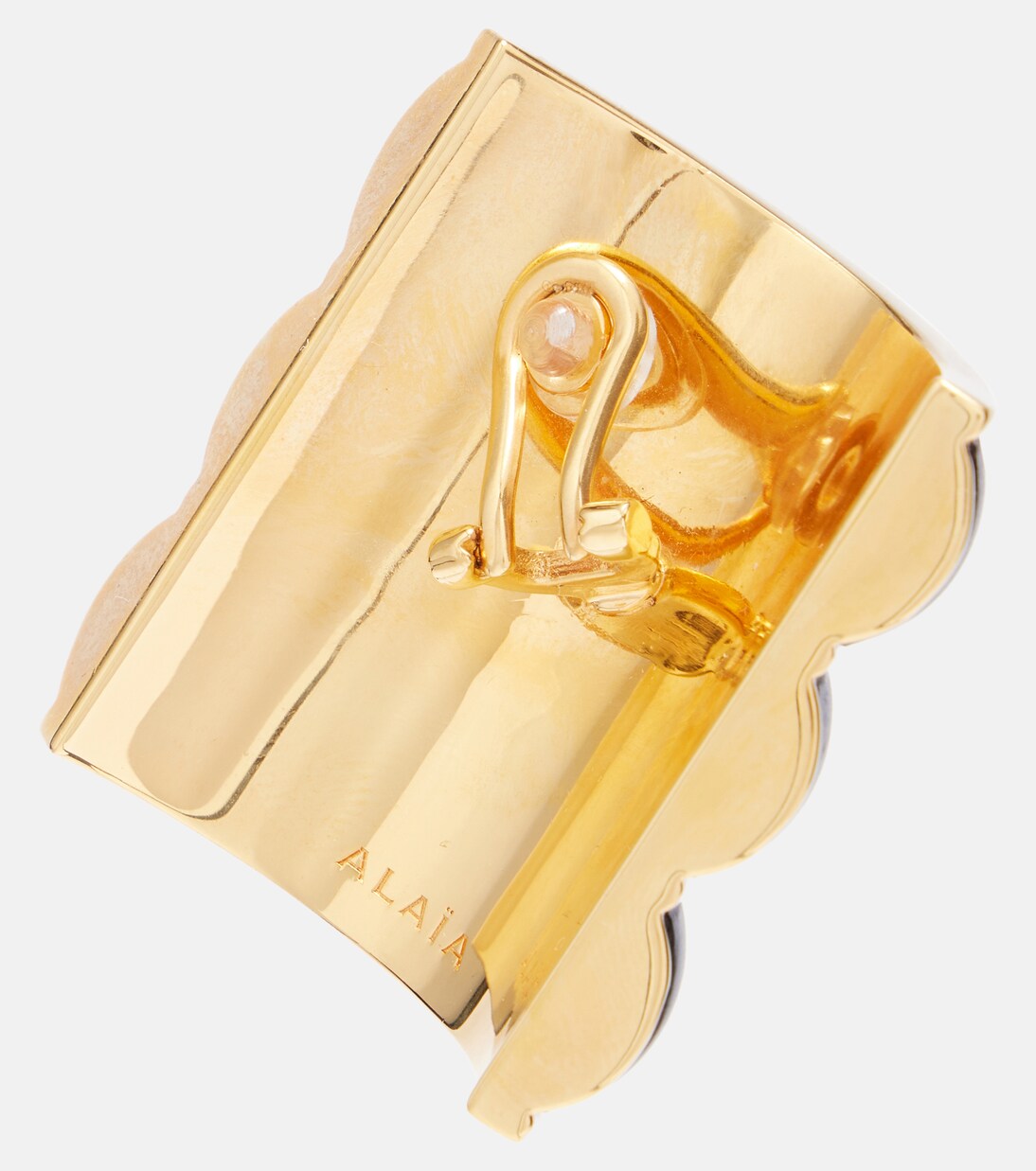 Wood clip-on earrings | Alaïa