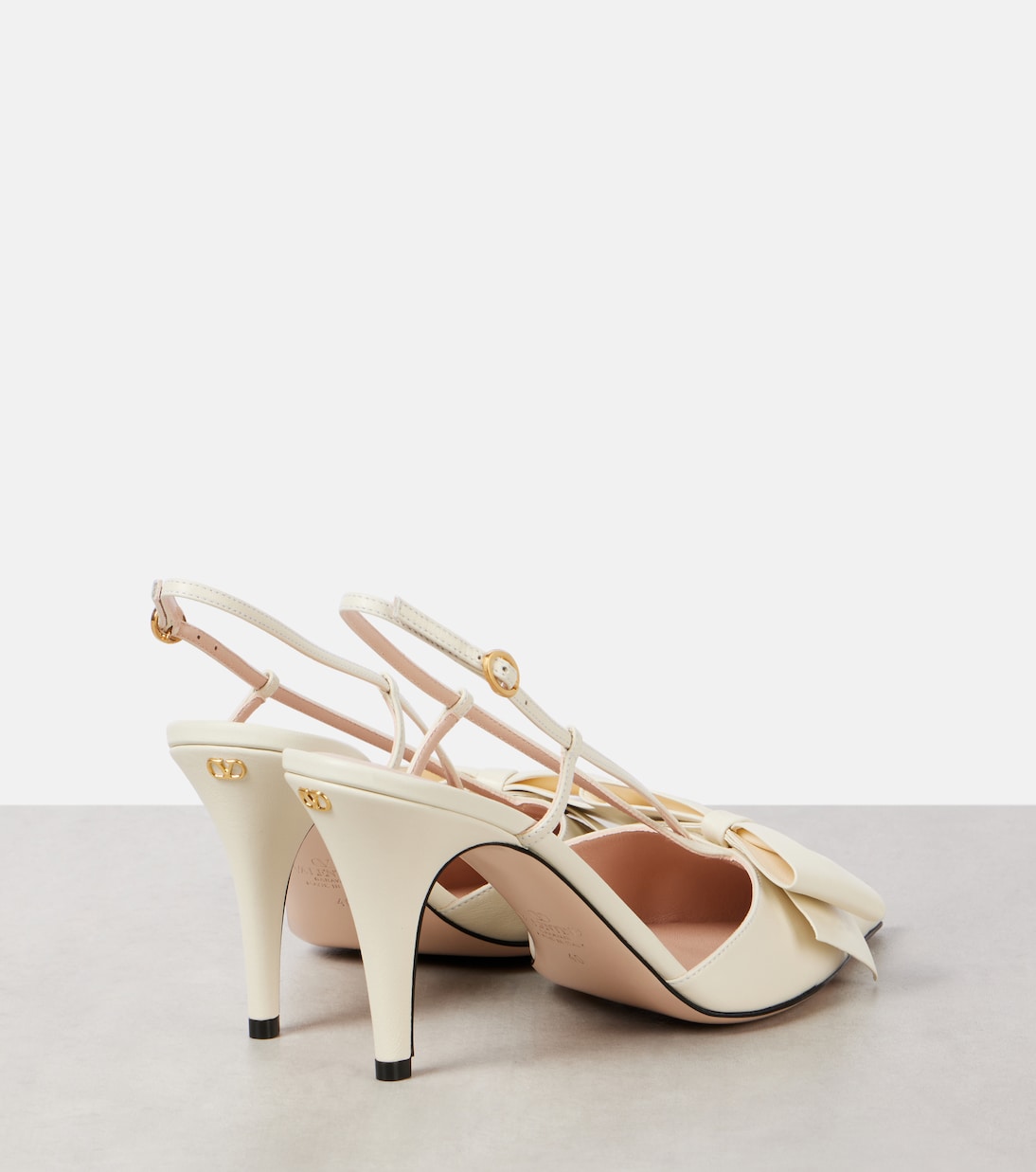 Slingback-Pumps Bowow 85 aus Leder | Valentino Garavani