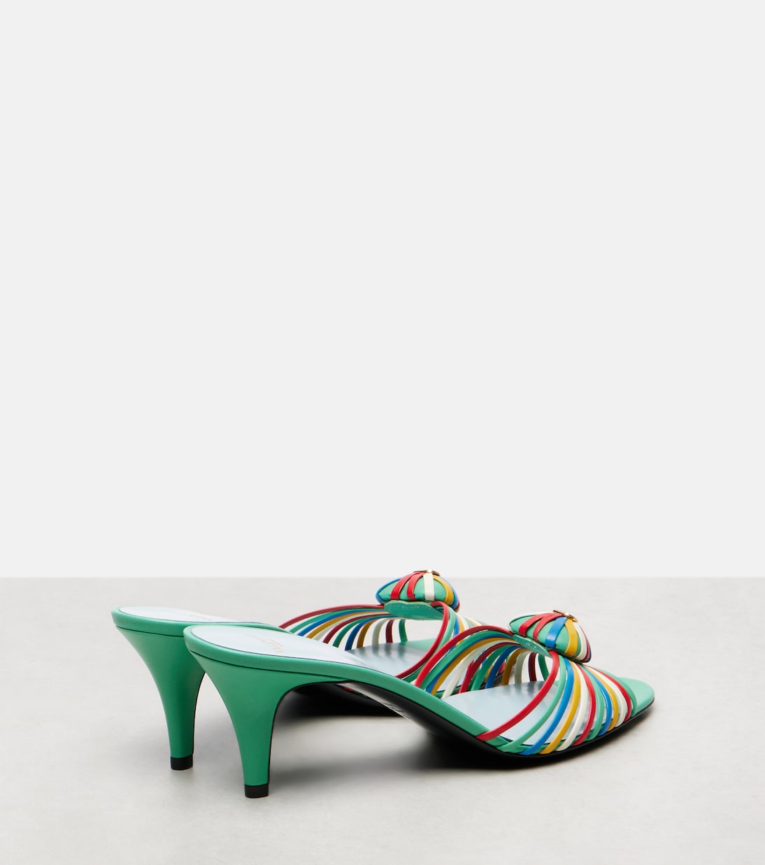 Mules Sandal Royal VLogo 65 en cuir | Valentino Garavani