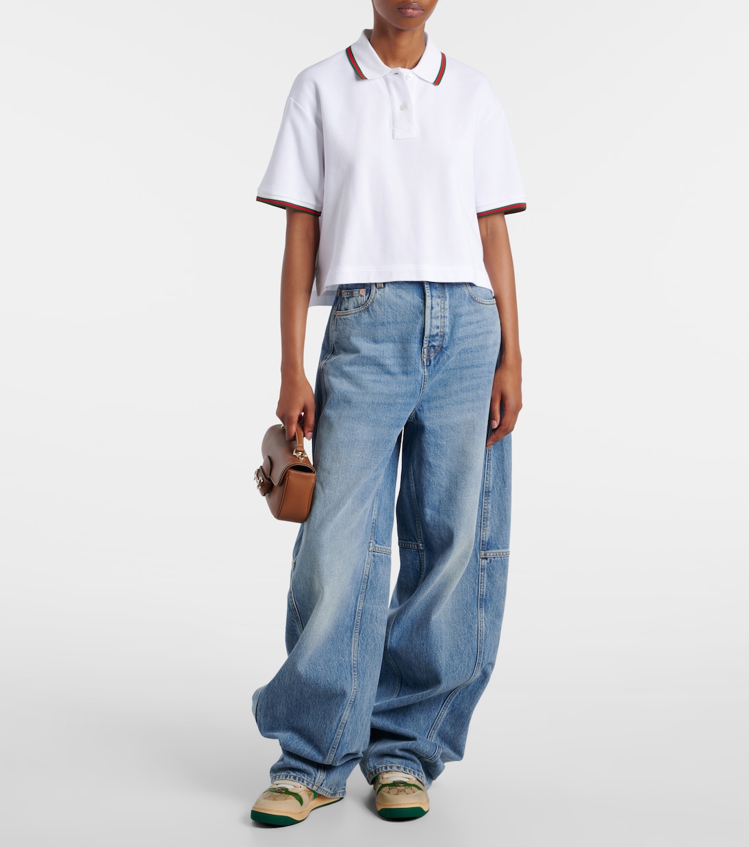 Screener Web Stripe sneakers | Gucci