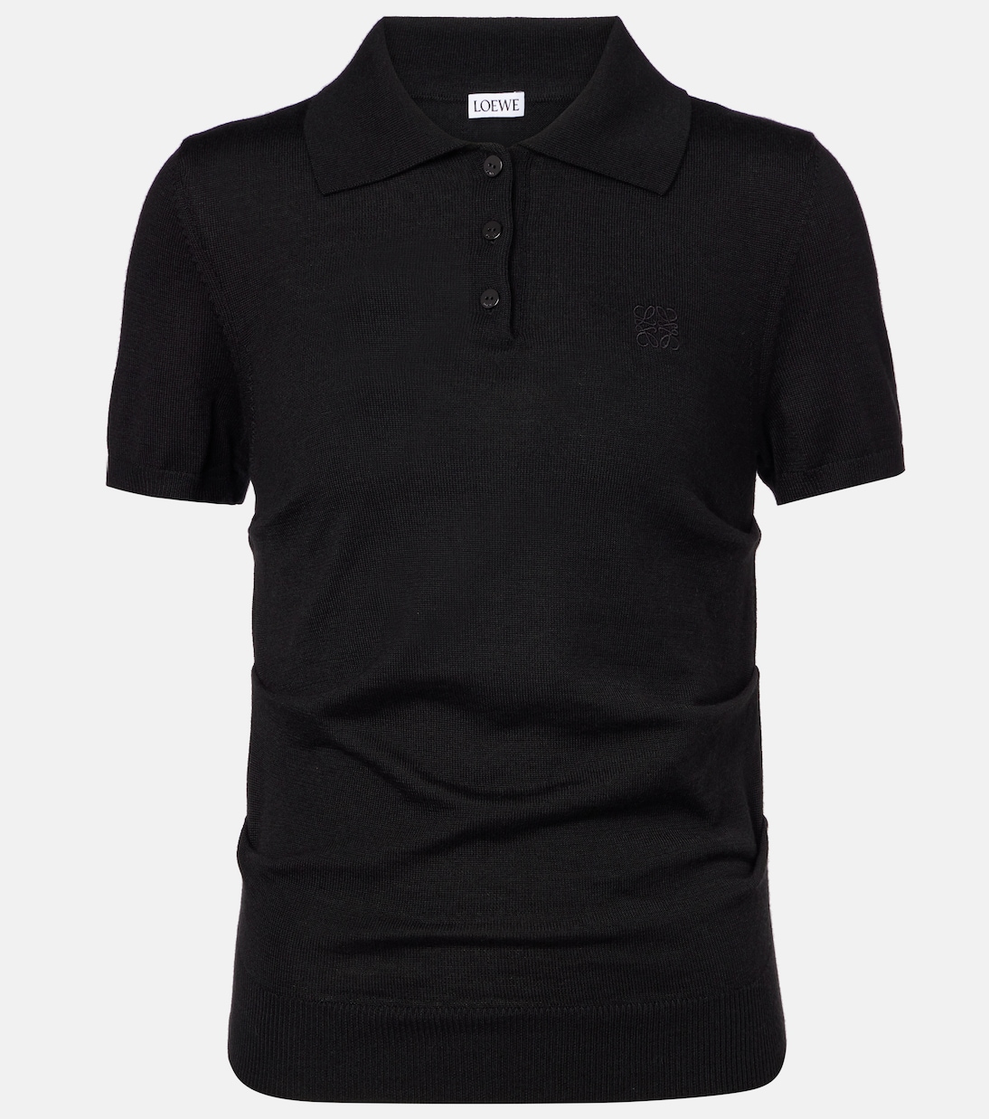 Cashmere and silk polo shirt | Loewe