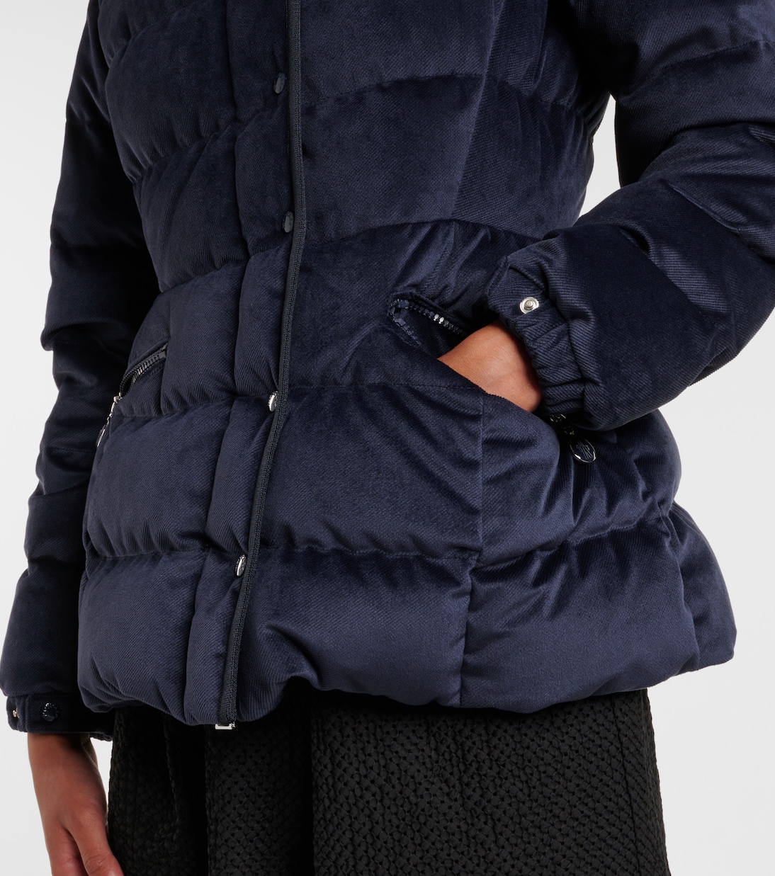 Barante velour twill down jacket | Moncler