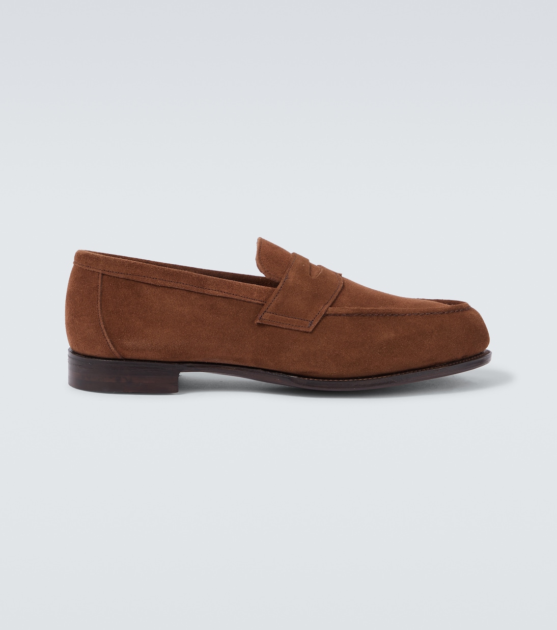 Cannes suede penny loafers | George Cleverley
