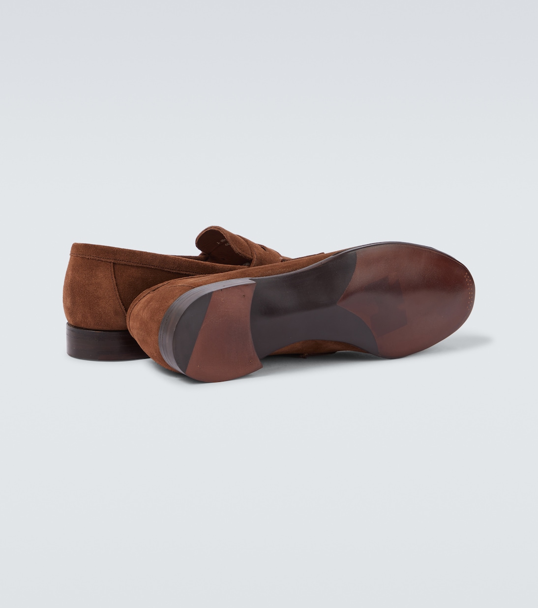 Cannes suede penny loafers | George Cleverley