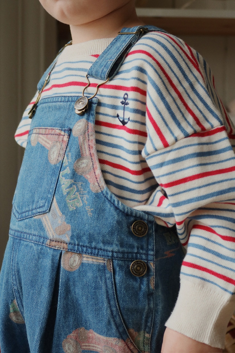 Mani striped cotton sweatshirt | Konges Sløjd