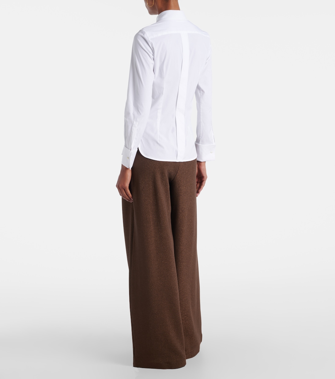 Knut cotton-blend poplin shirt | Max Mara