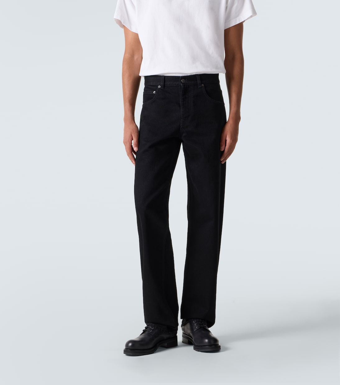 High-Rise Straight Jeans Vasil | The Row