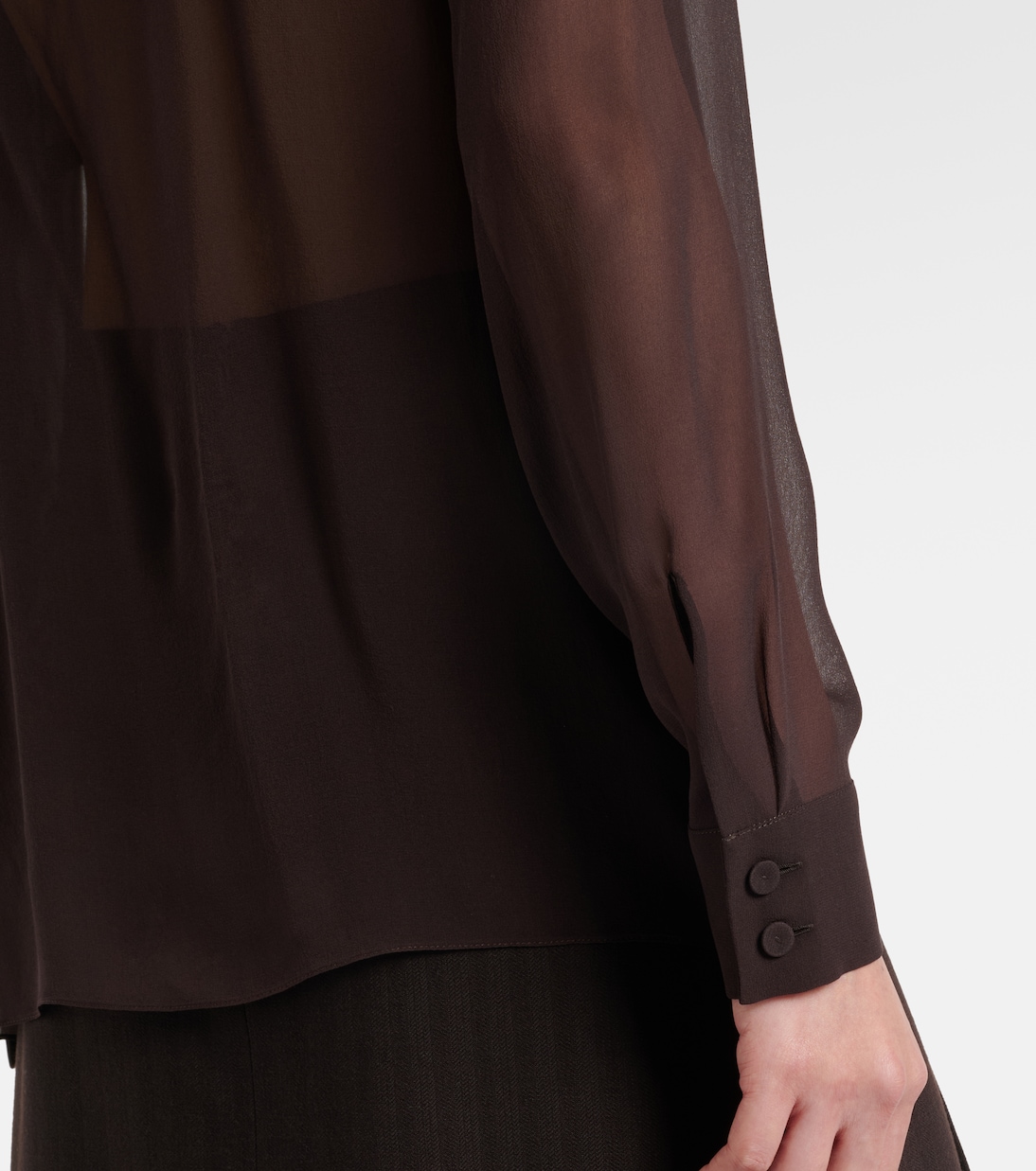 Shildon tie-neck silk blouse | Gabriela Hearst