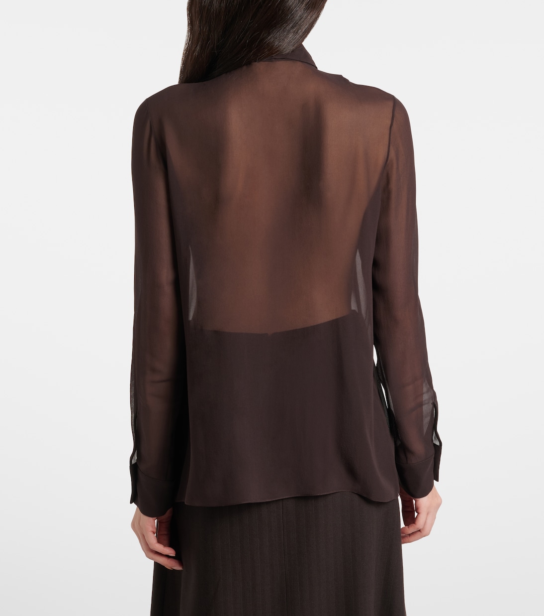 Shildon tie-neck silk blouse | Gabriela Hearst