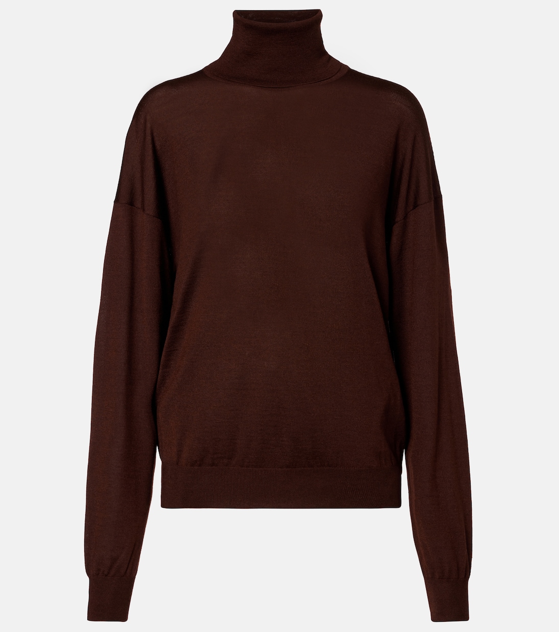 羊毛、羊绒与真丝高领毛衣 | Saint Laurent