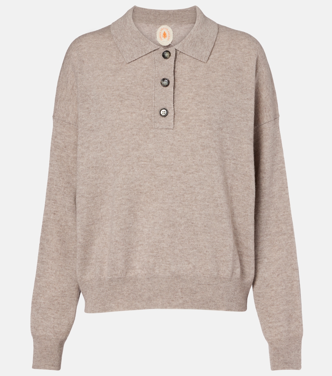 Wool and cashmere polo sweater | Jardin des Orangers