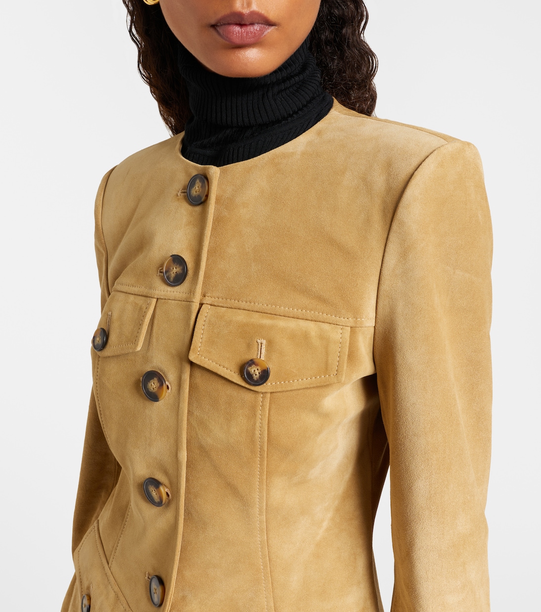Orrin suede jacket | Veronica Beard