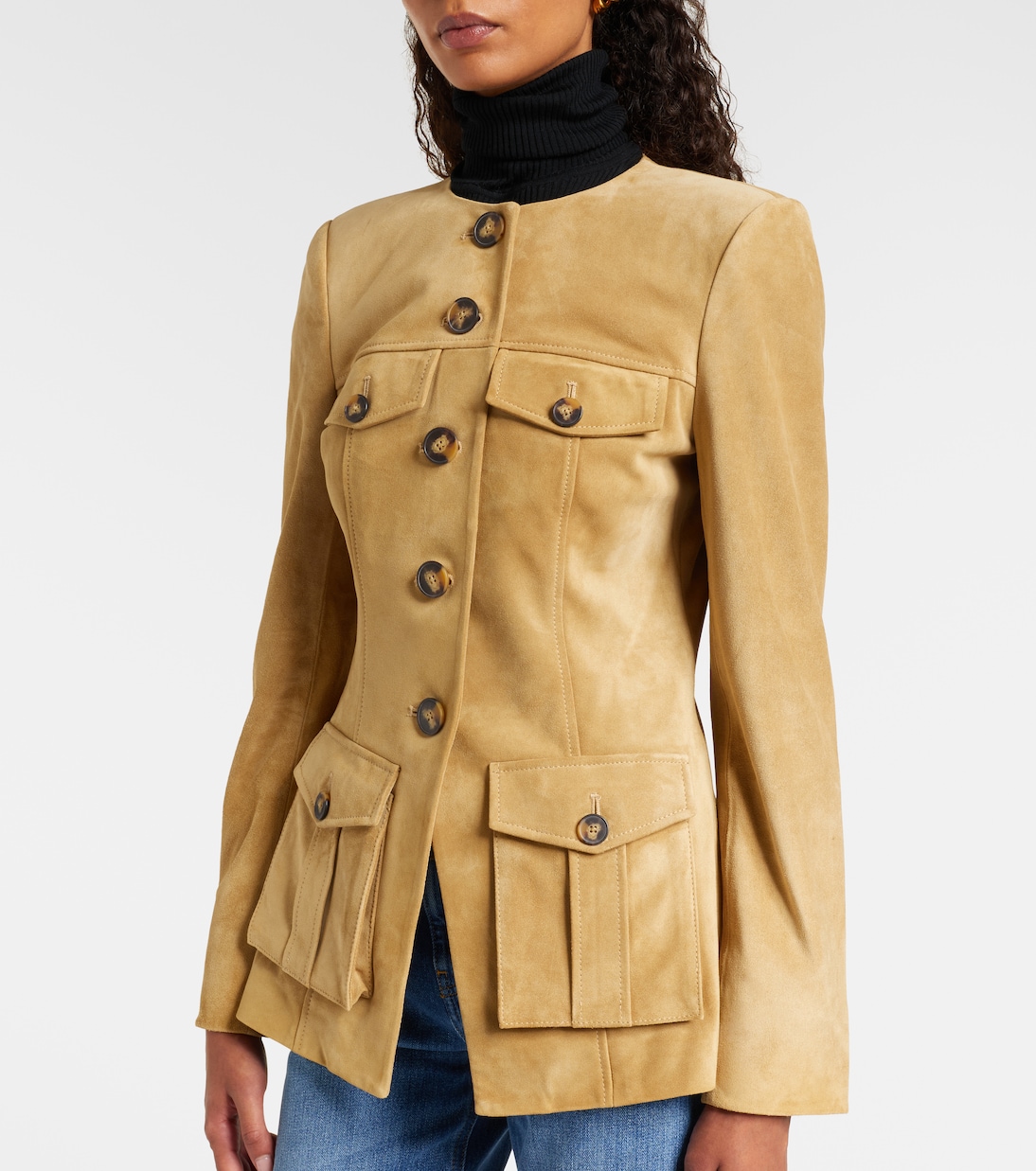 Orrin suede jacket | Veronica Beard