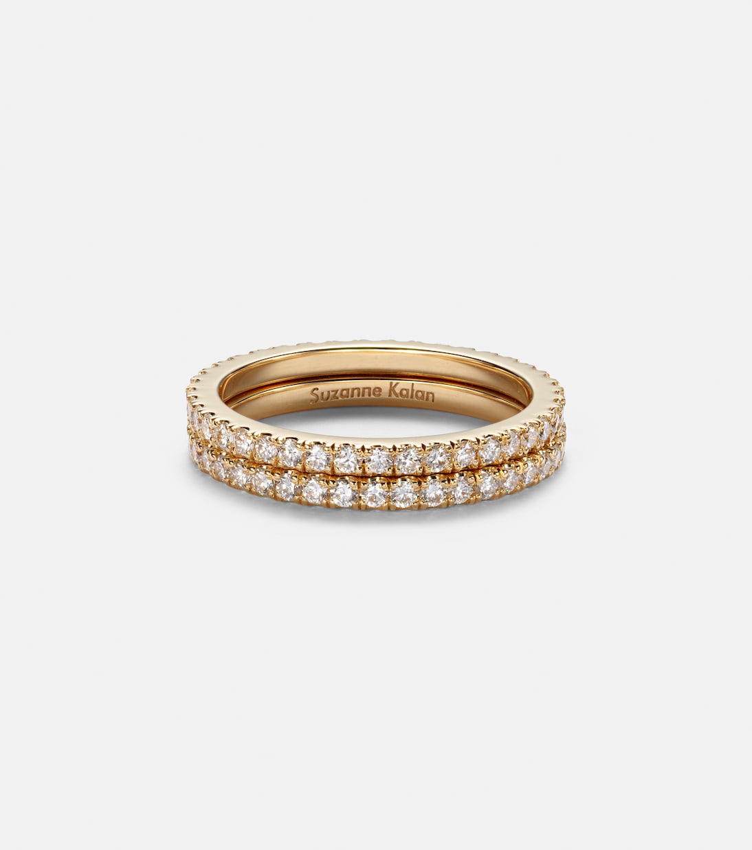 Midi 18kt gold tech ring jackets with diamonds | Suzanne Kalan