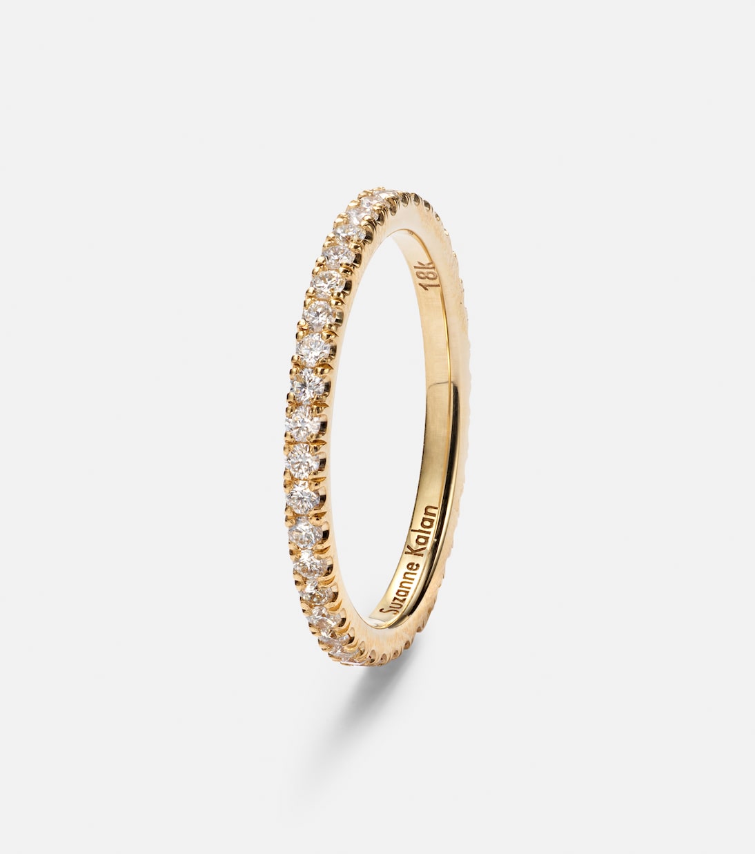 Midi 18kt gold tech ring jackets with diamonds | Suzanne Kalan
