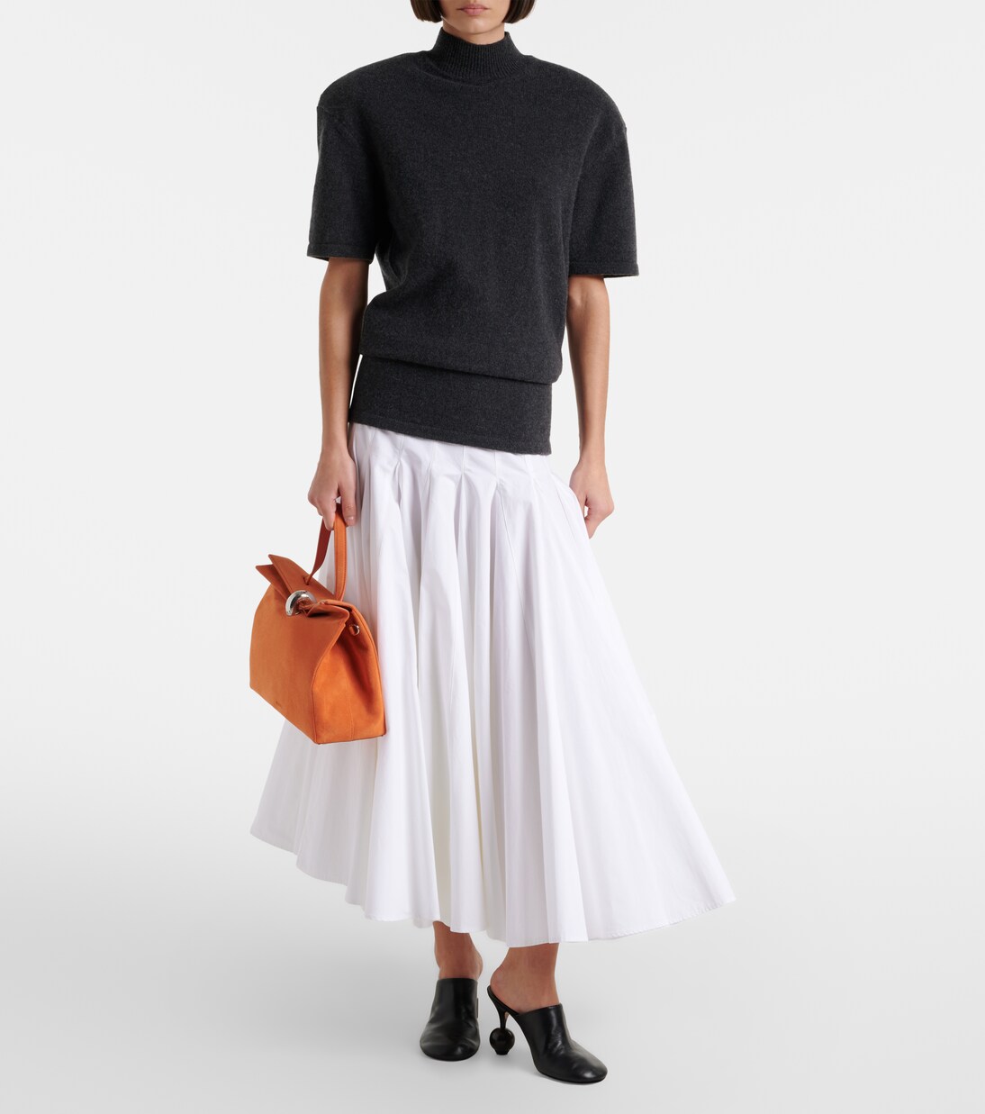 Valerie Small suede top-handle bag | Jacquemus