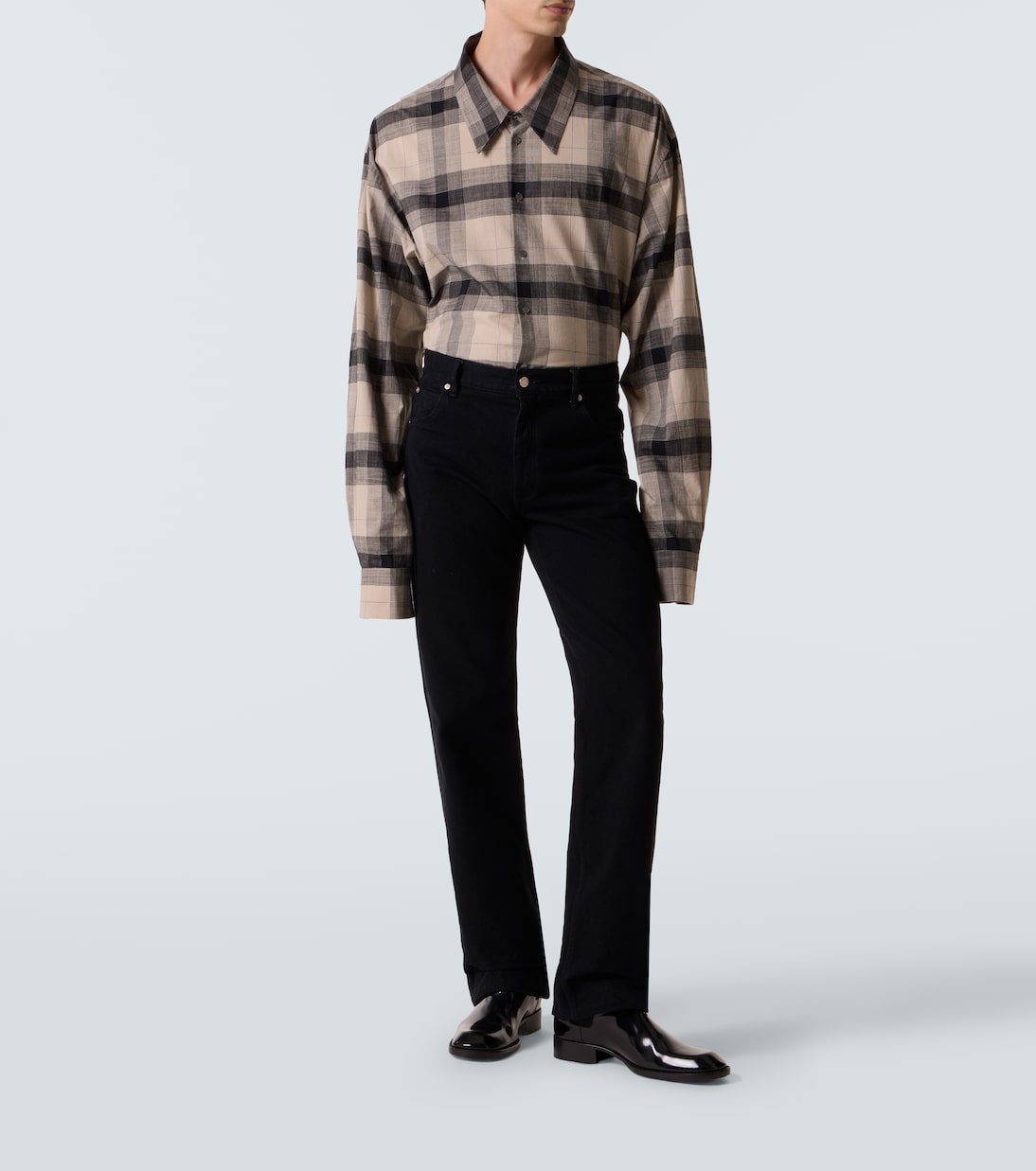 Tyson checked cotton shirt | Calvin Klein Collection