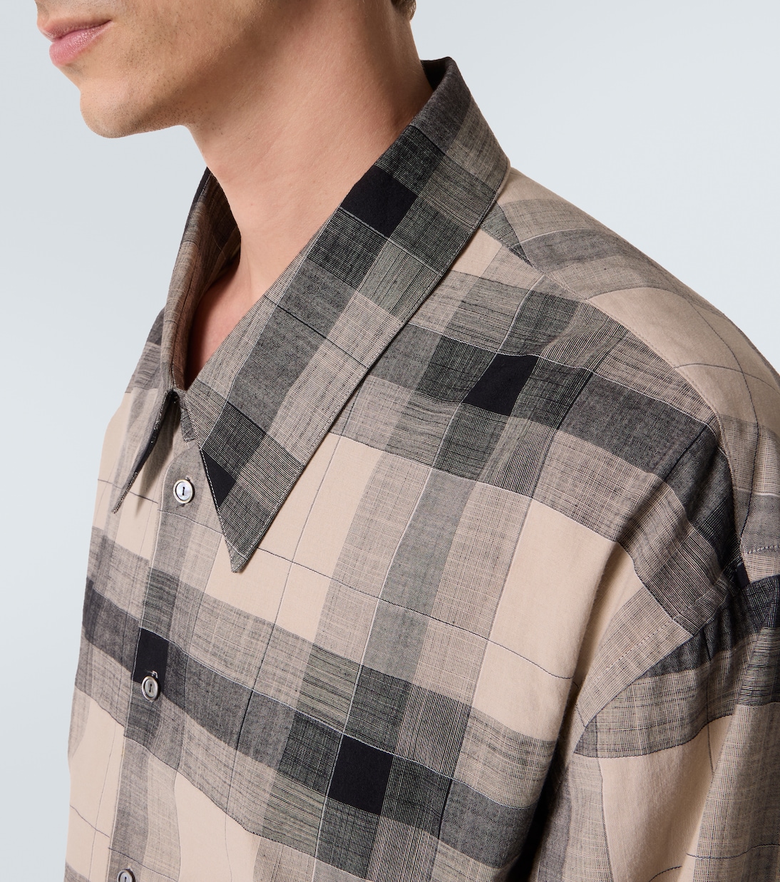 Tyson checked cotton shirt | Calvin Klein Collection