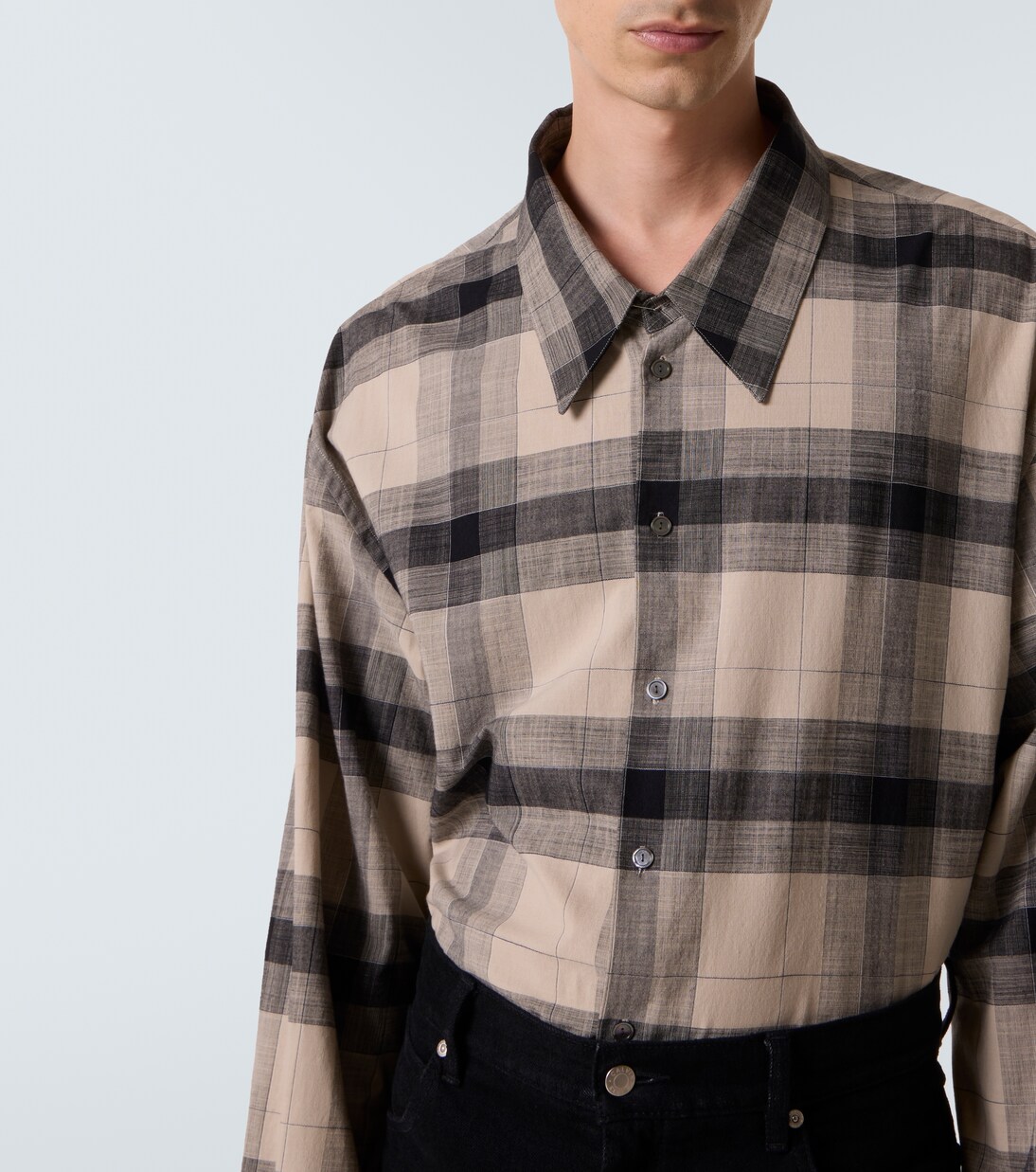 Tyson checked cotton shirt | Calvin Klein Collection