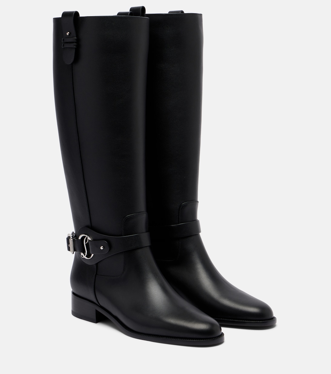 Dianouchette leather biker boots | Christian Louboutin