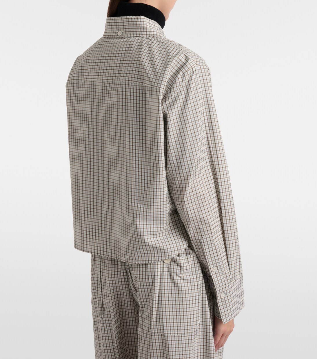 White Label Olive checked cotton shirt | Proenza Schouler