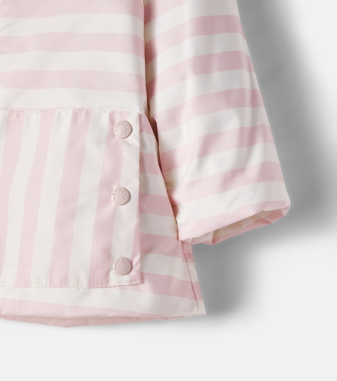 Bebé - chaqueta a rayas con capucha | Moncler Enfant