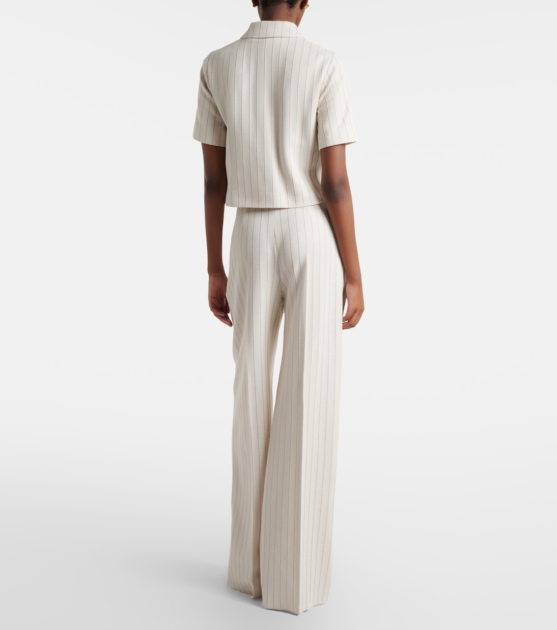 Osso striped cotton wide-leg pants | Max Mara