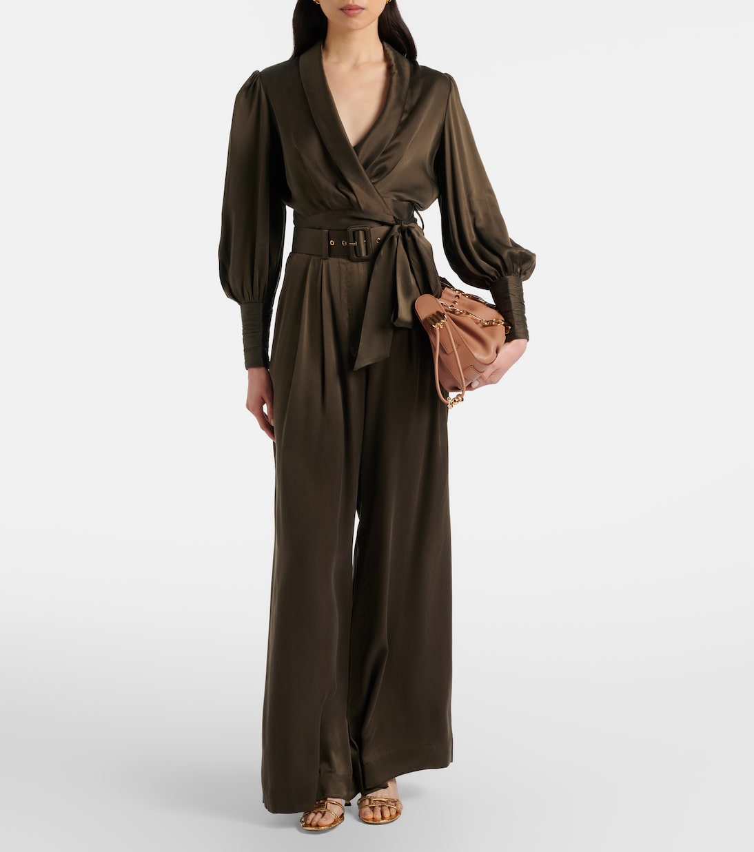 Silk wrap top | Zimmermann