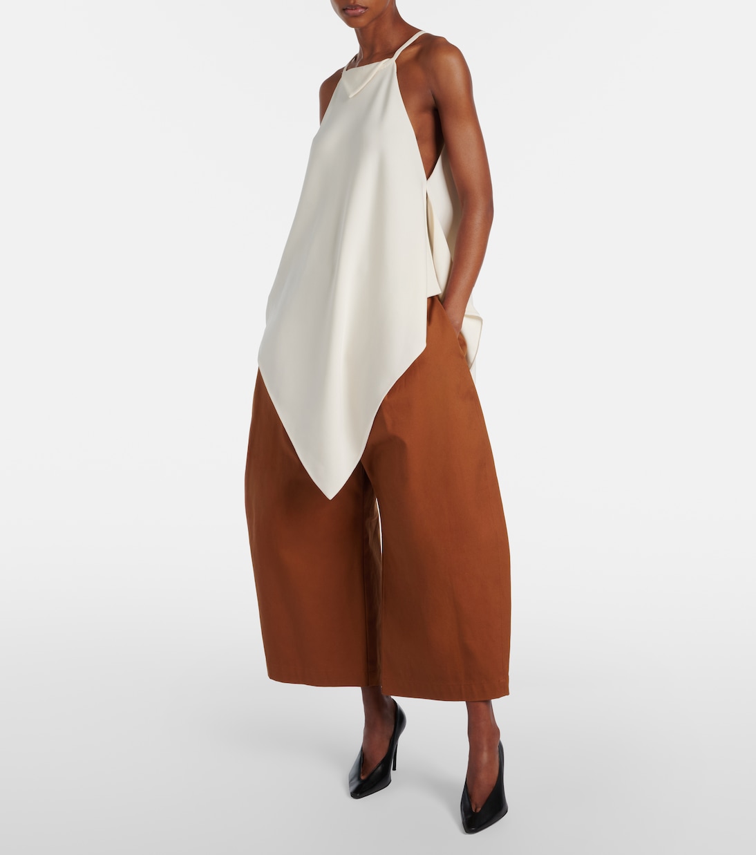 Crêpe balloon pants | Balenciaga