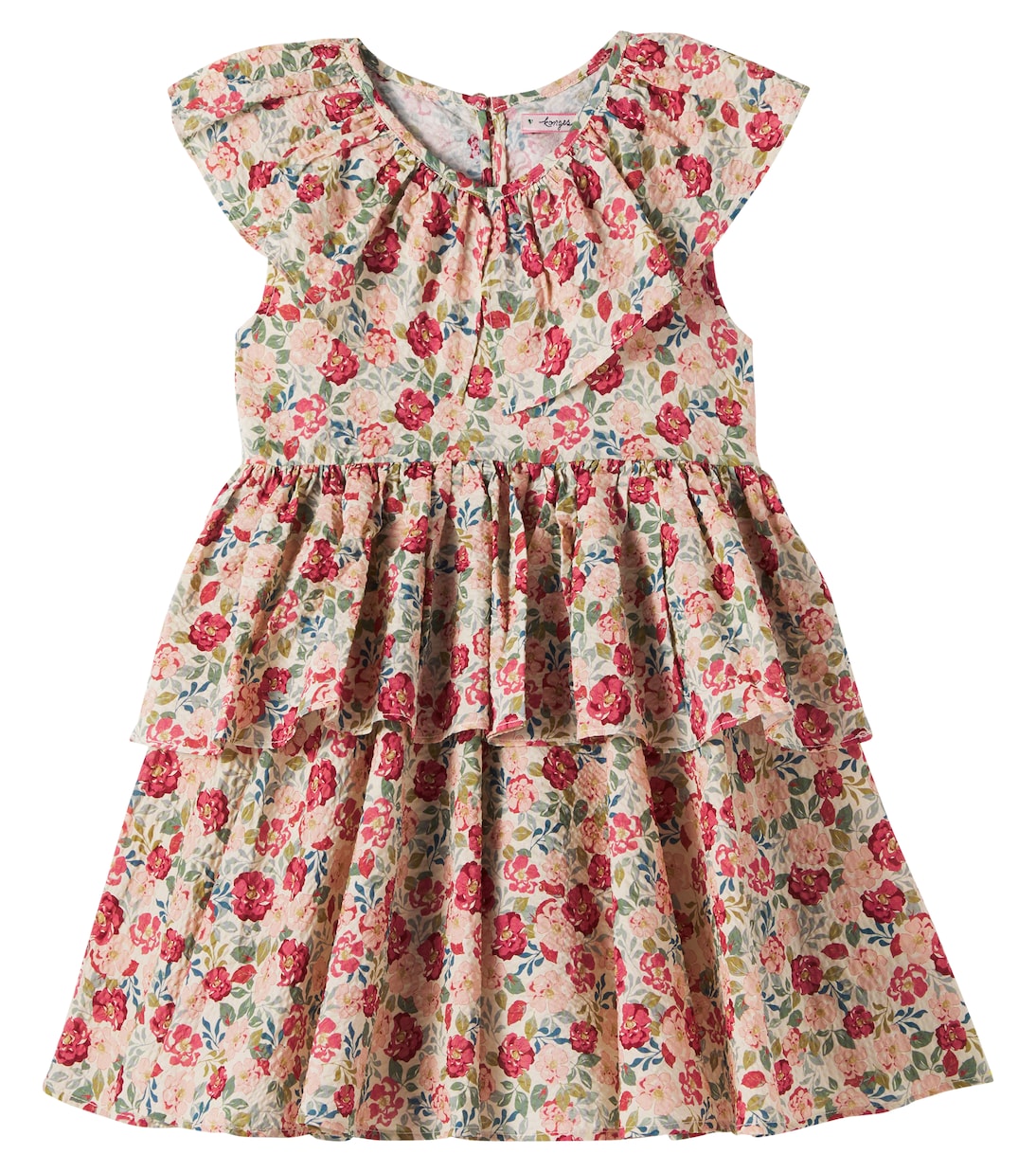 Bella floral ruffled cotton dress | Konges Sløjd