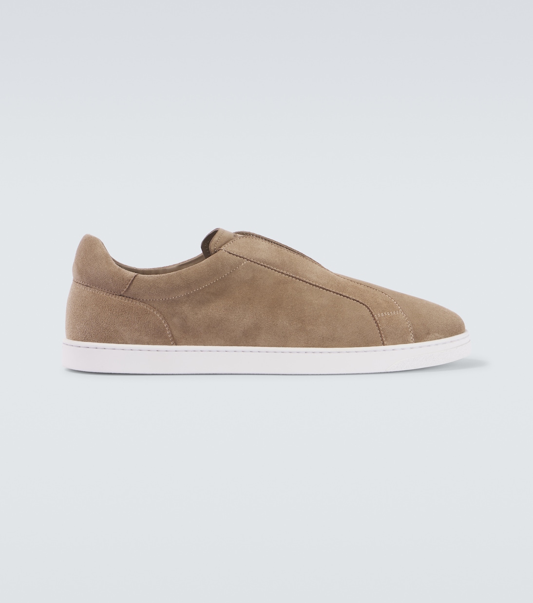 Open suede sneakers | Magnanni