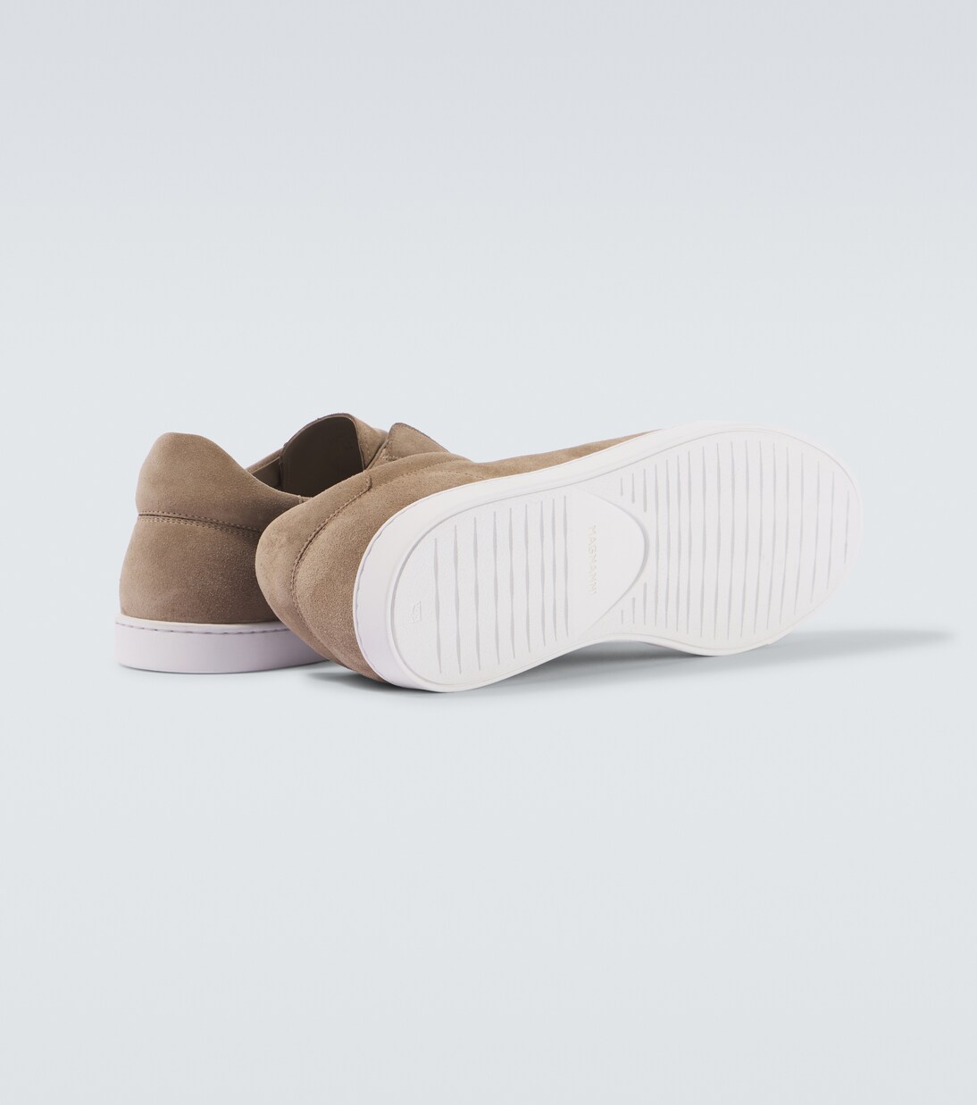 Open suede sneakers | Magnanni