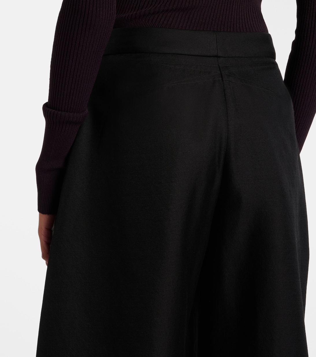 Wool and silk barrel-leg pants | Alaïa