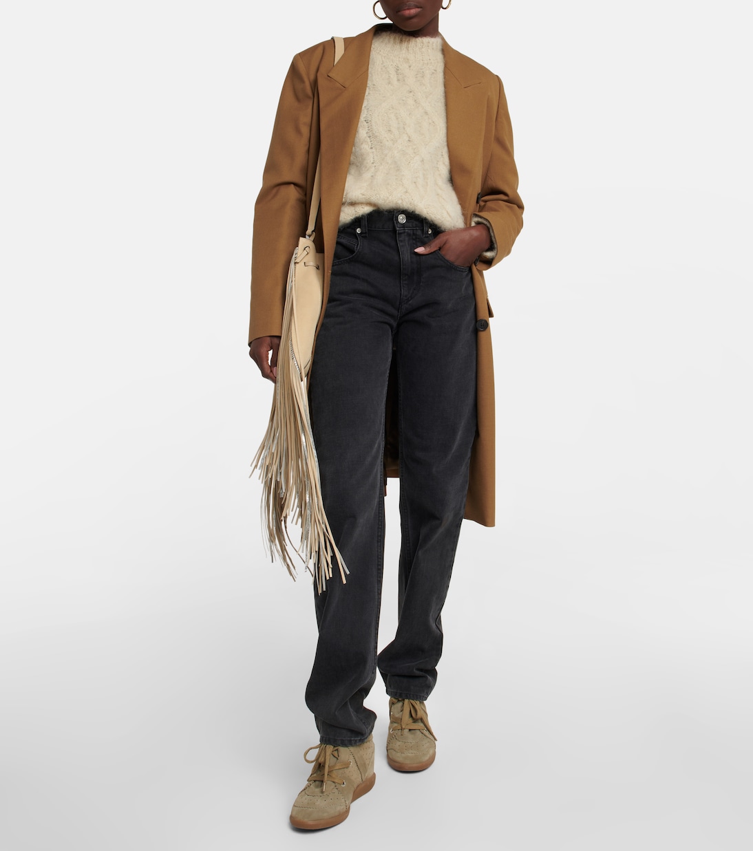 Bobby suede wedge sneakers | Isabel Marant