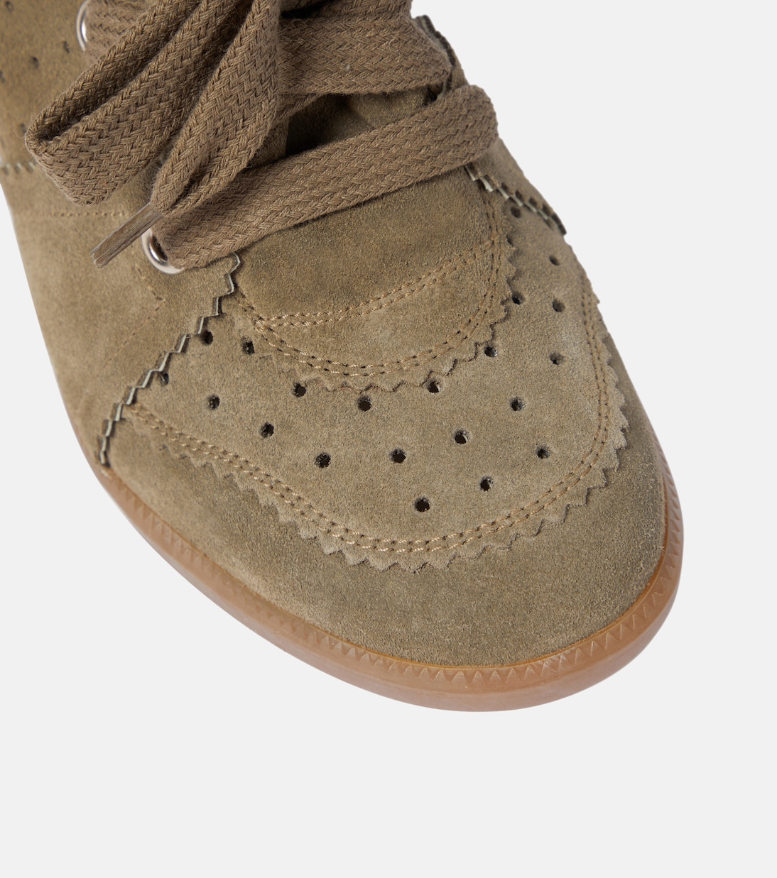 Bobby suede wedge sneakers | Isabel Marant