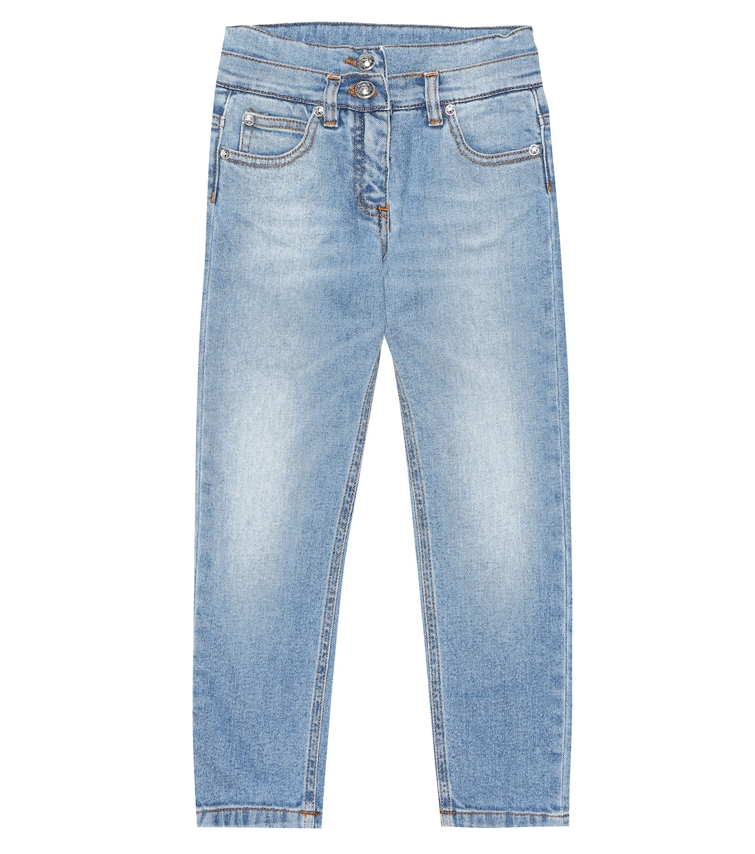 patch denim jeans | Balmain Kids