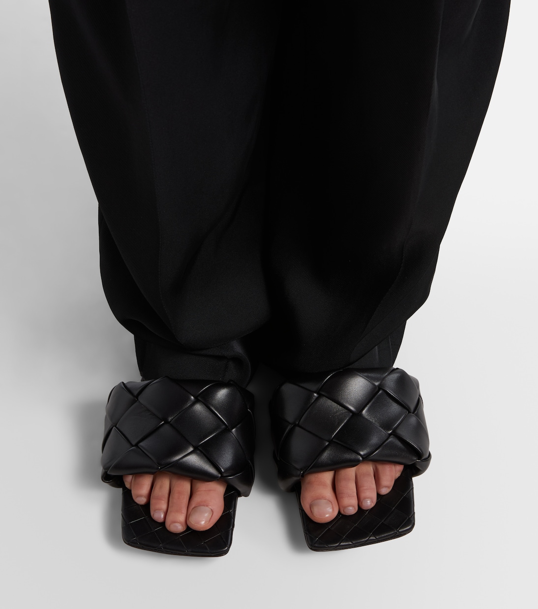 Lido leather sandals | Bottega Veneta