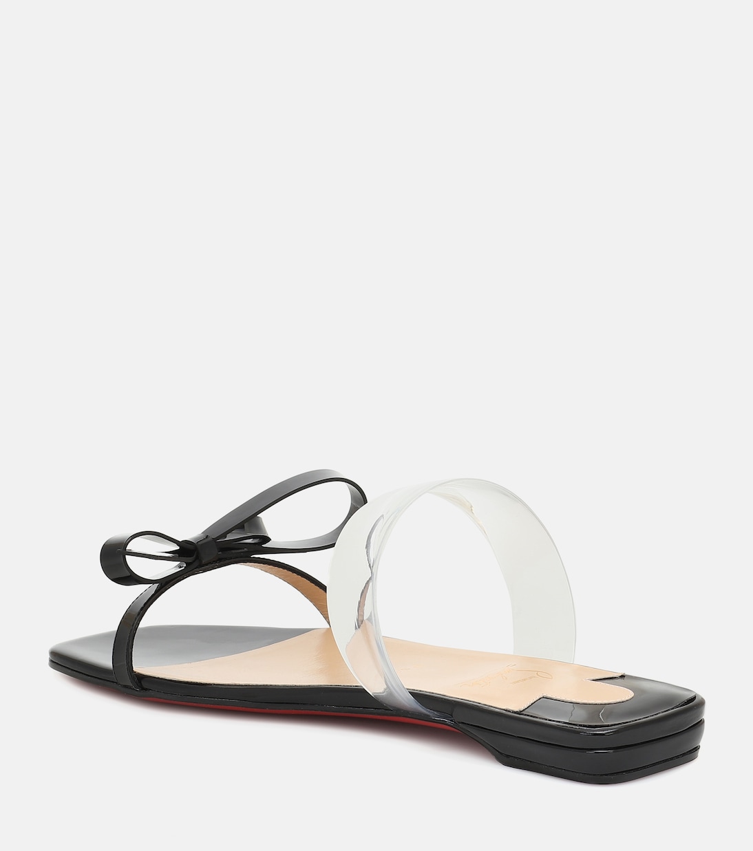 Just Nodo patent leather slides | Christian Louboutin