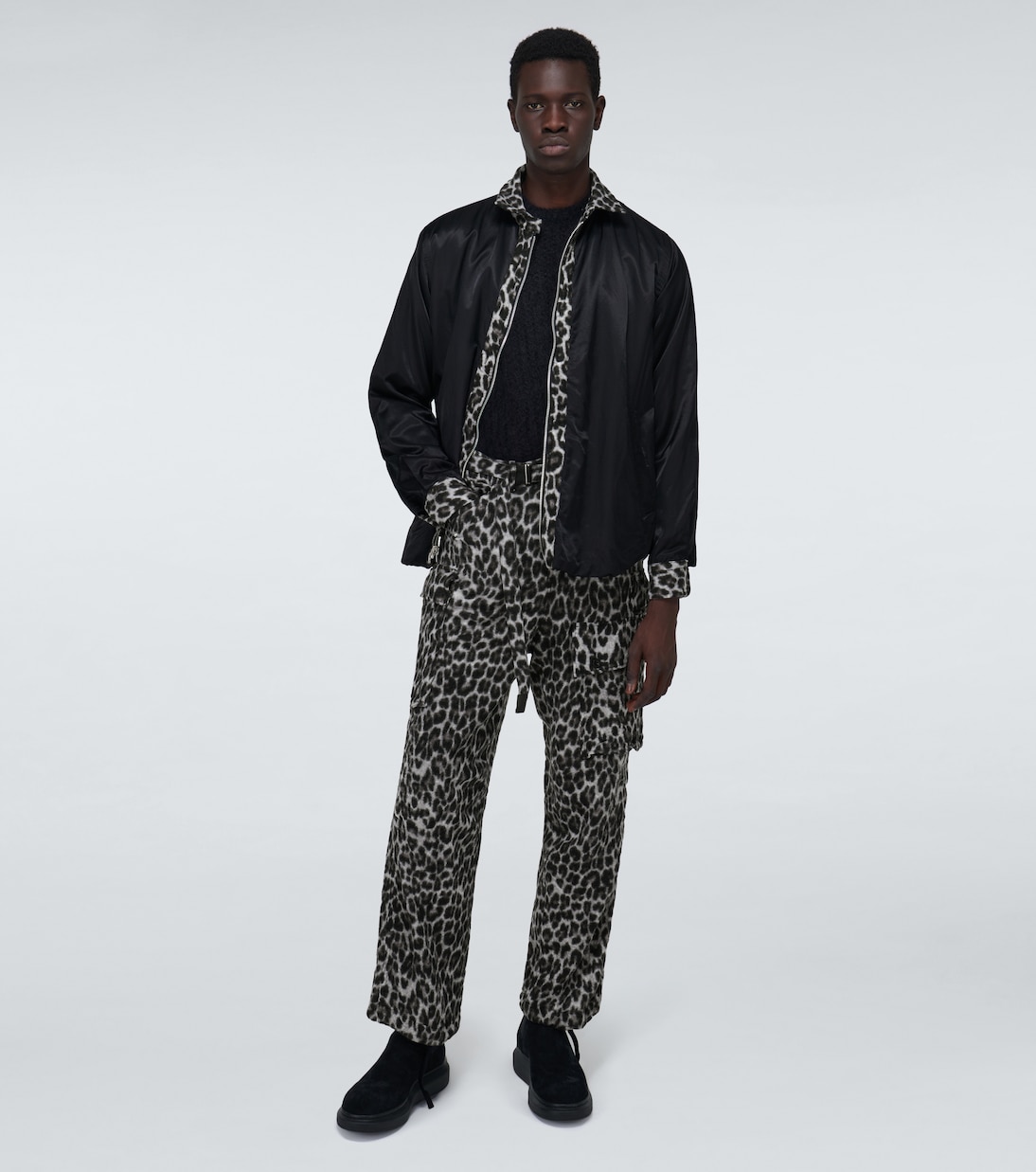 Pantalones cargo Leopard Shrivel | Sacai