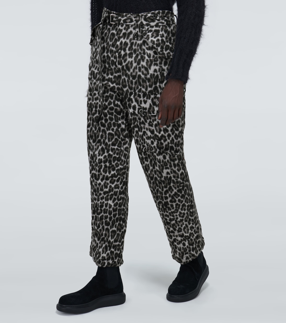 Pantalones cargo Leopard Shrivel | Sacai