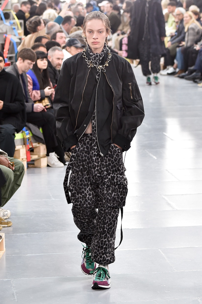 Pantalones cargo Leopard Shrivel | Sacai
