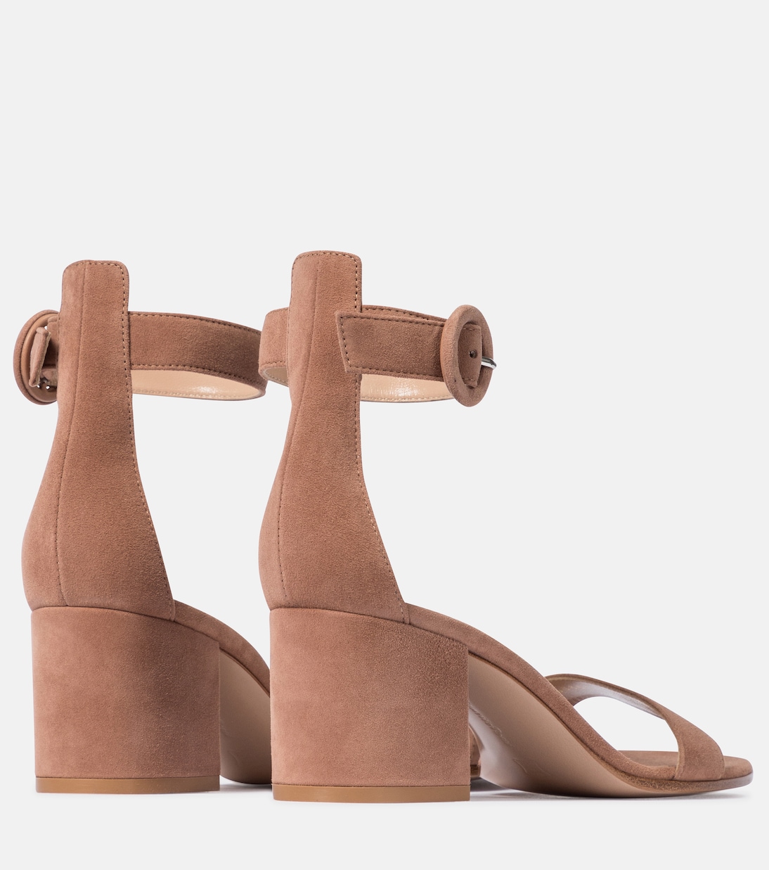 Sandalen Versilia 60 aus Veloursleder | Gianvito Rossi