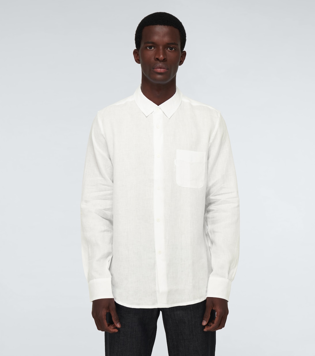 Camicia Monaco in lino | Derek Rose