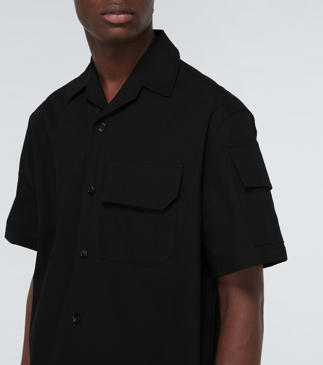 Stretch-cotton canvas shirt | Bottega Veneta