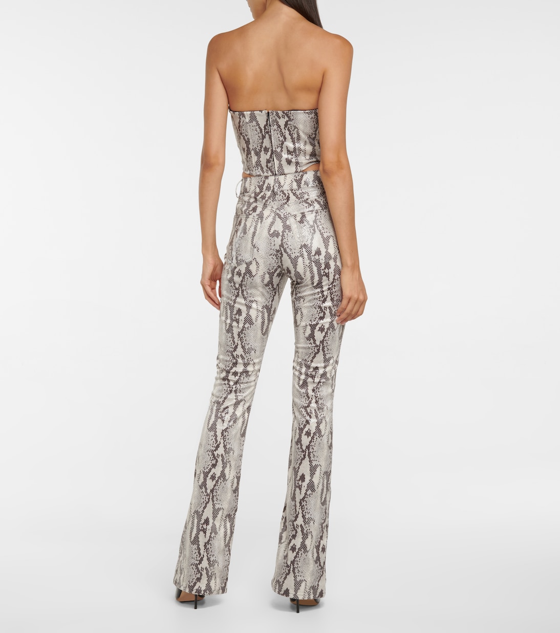 Snake-print bustier | Alessandra Rich
