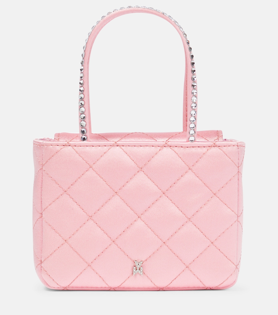 Sac Betty Super Mini matelassé en satin | Amina Muaddi